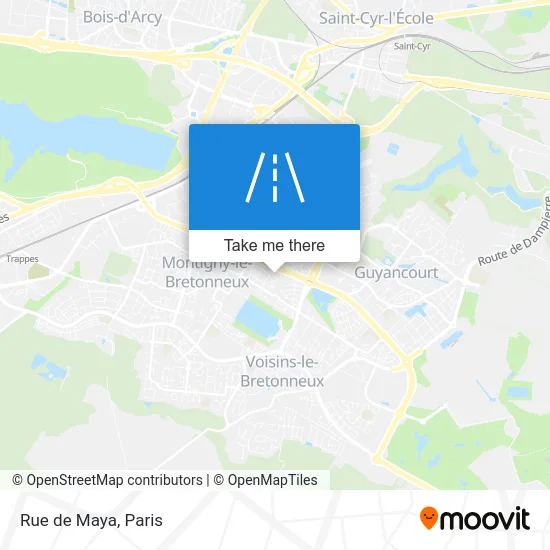 Rue de Maya map