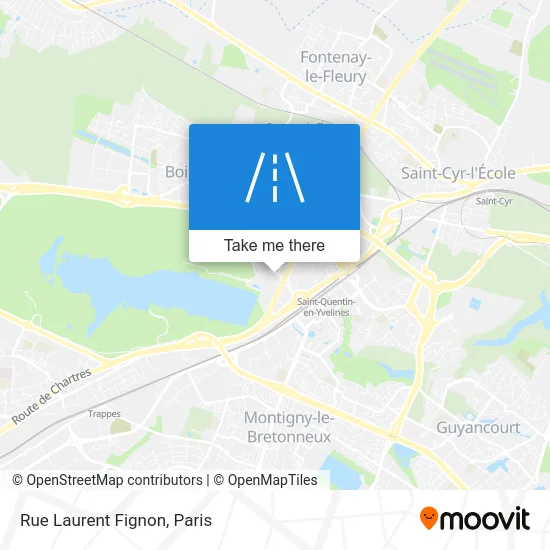 Rue Laurent Fignon map