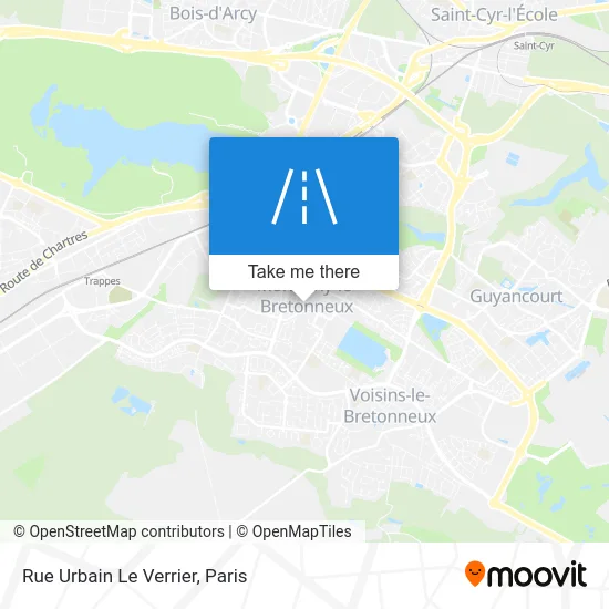 Rue Urbain Le Verrier map