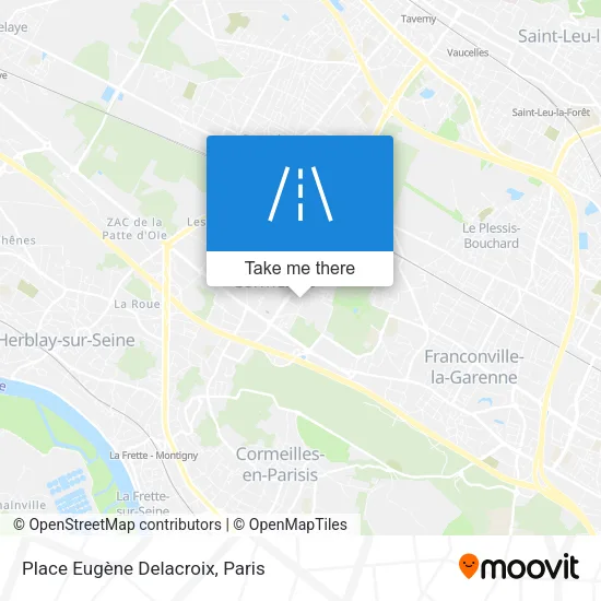 Place Eugène Delacroix map