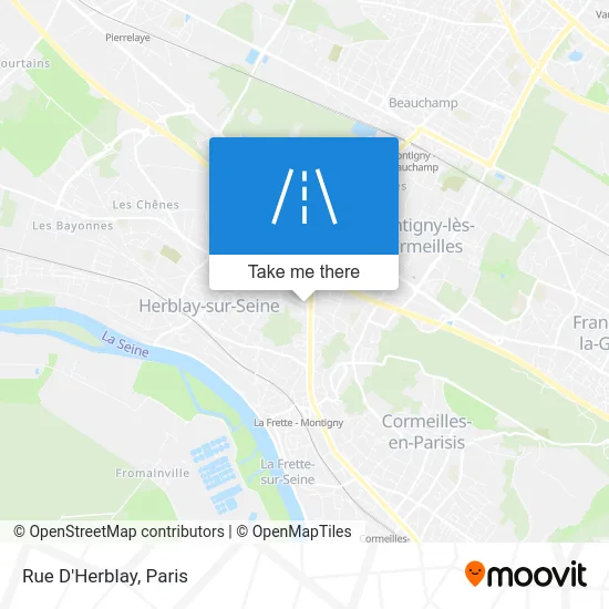 Rue D'Herblay map