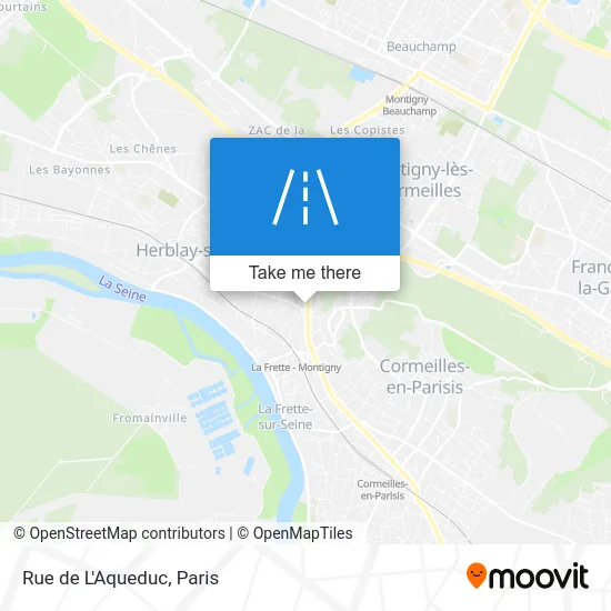 Rue de L'Aqueduc map