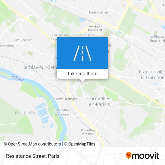 Rue de la Résistance map