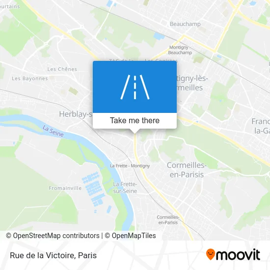 Rue de la Victoire map