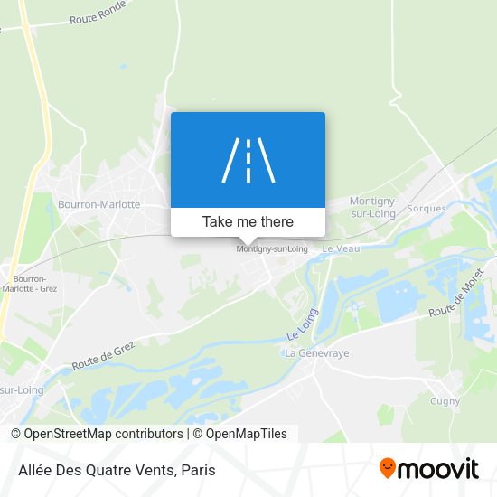 Allée Des Quatre Vents map
