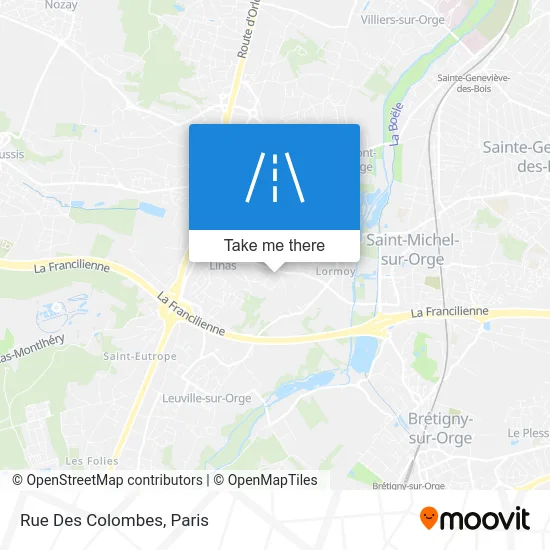 Rue Des Colombes map