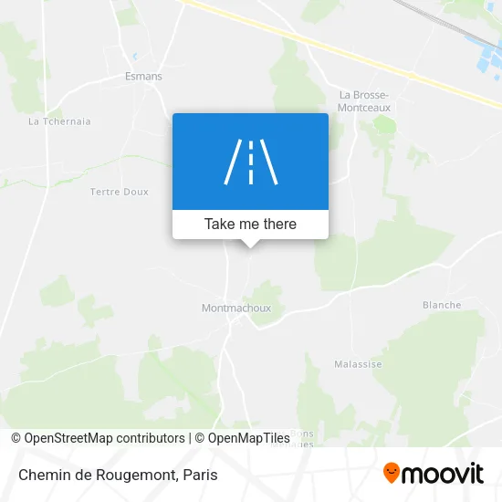 Chemin de Rougemont map