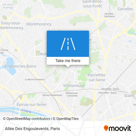 Allée Des Engoulevents map