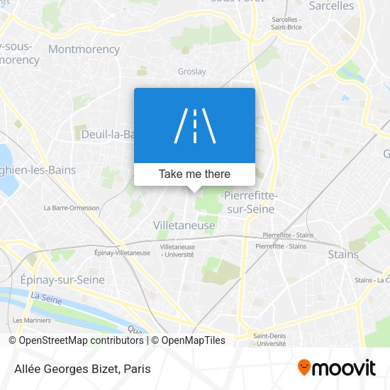 Allée Georges Bizet map