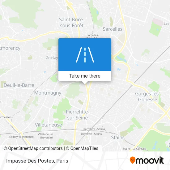 Impasse Des Postes map