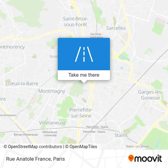 Rue Anatole France map