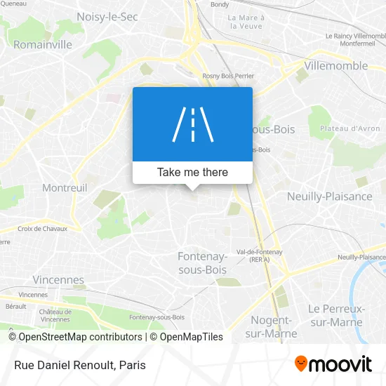 Rue Daniel Renoult map