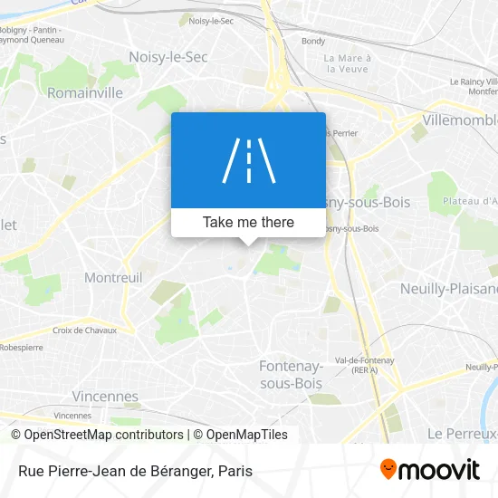 Rue Pierre-Jean de Béranger map