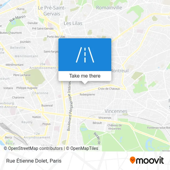 Rue Étienne Dolet map