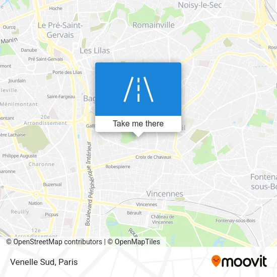 Venelle Sud map
