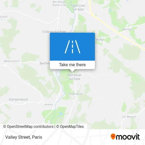 Rue de la Vallée map