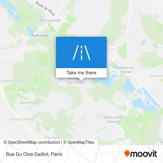 Rue Du Clos Gaillot map