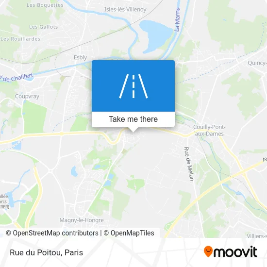 Rue du Poitou map