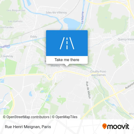 Rue Henri Meignan map