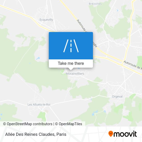 Allée Des Reines Claudes map