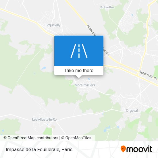 Impasse de la Feuilleraie map