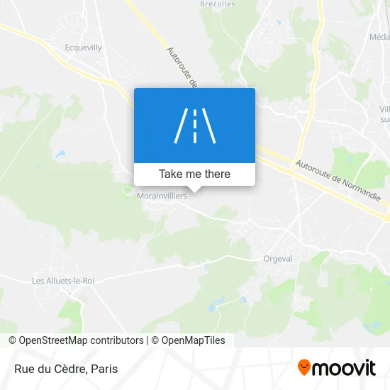 Rue du Cèdre map