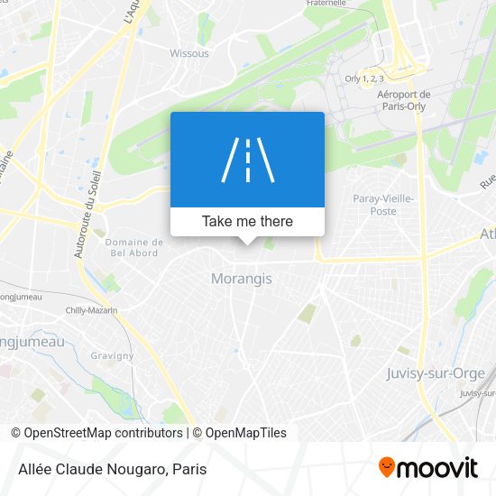 Allée Claude Nougaro map