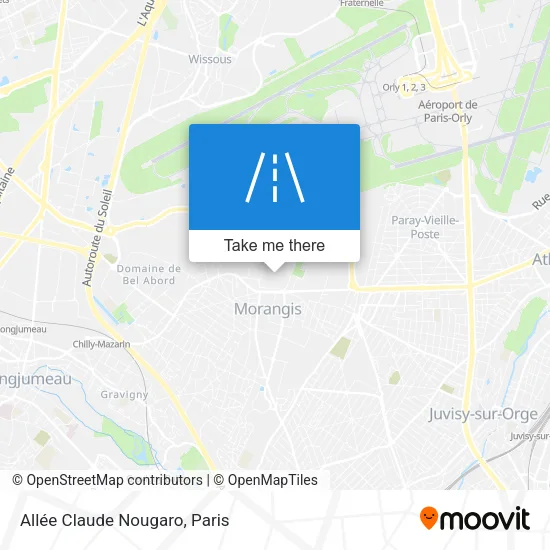 Allée Claude Nougaro map