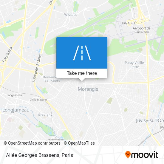 Allée Georges Brassens map