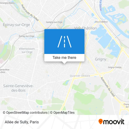 Allée de Sully map