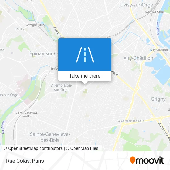 Rue Colas map
