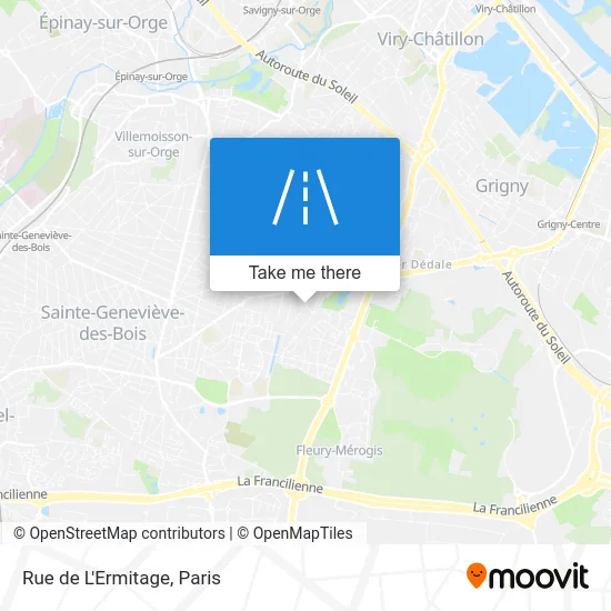 Rue de L'Ermitage map