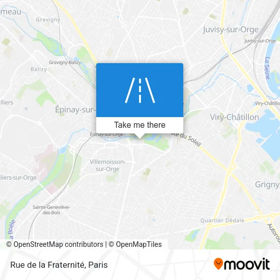 Rue de la Fraternité map