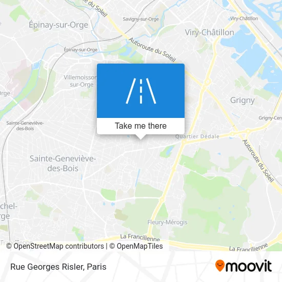 Rue Georges Risler map