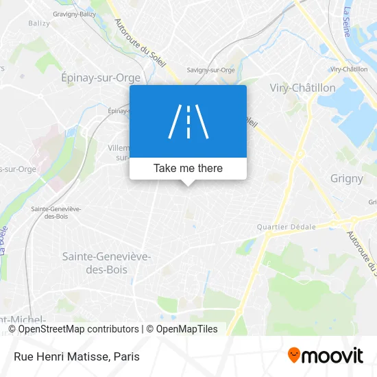 Rue Henri Matisse map