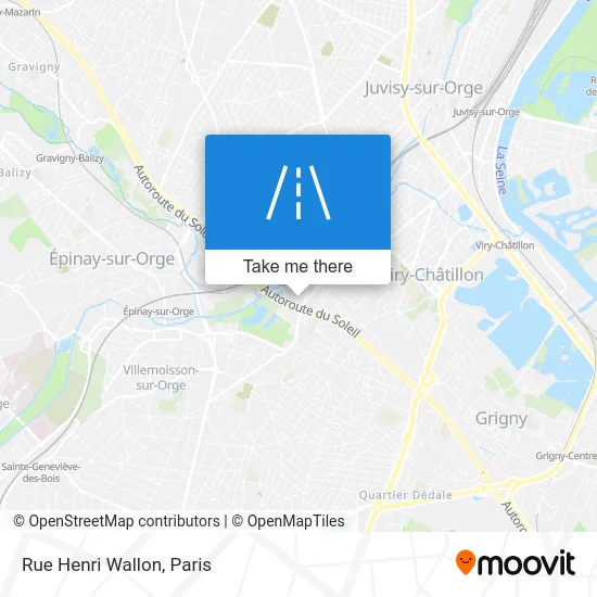 Rue Henri Wallon map