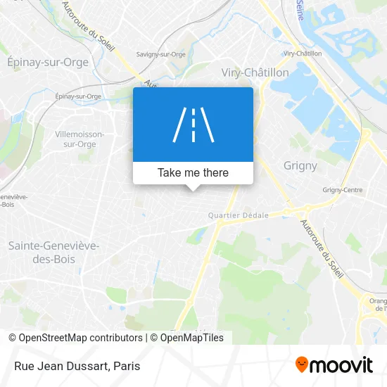 Rue Jean Dussart map
