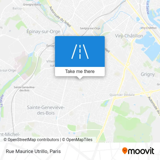 Rue Maurice Utrillo map