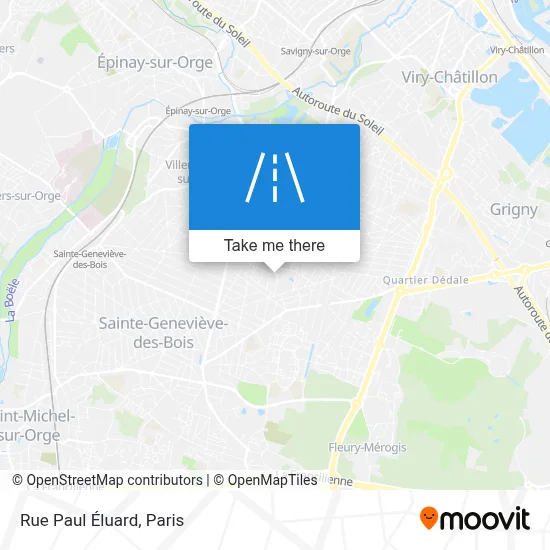 Rue Paul Éluard map