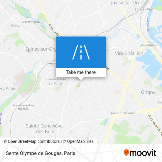 Sente Olympe de Gouges map