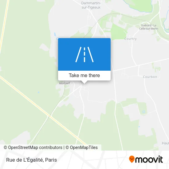 Rue de L'Égalité map