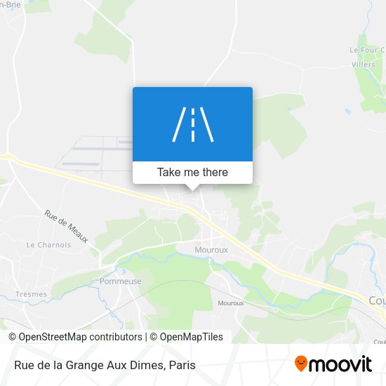 Rue de la Grange Aux Dimes map