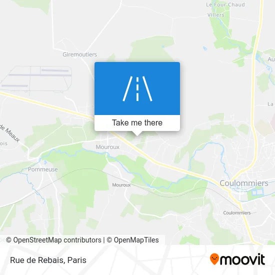 Rue de Rebais map
