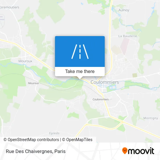 Rue Des Chaivergnes map