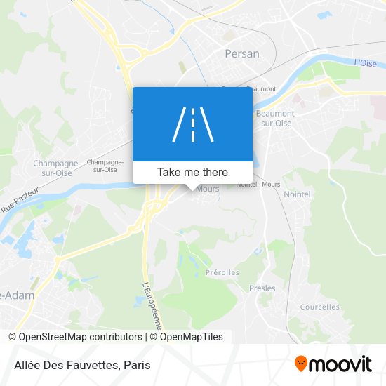 Allée Des Fauvettes map