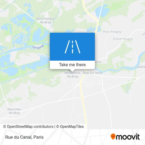Rue du Canal map