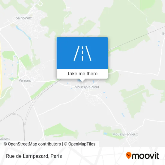 Rue de Lampezard map