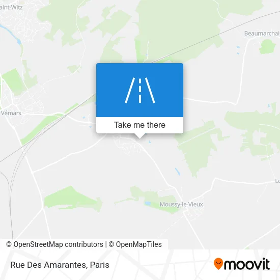 Rue Des Amarantes map