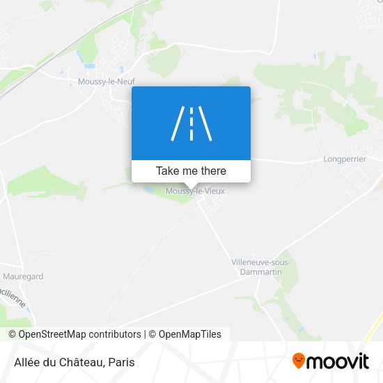 Allée du Château map