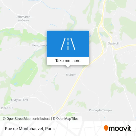 Rue de Montchauvet map